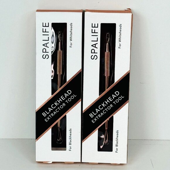 SpaLife Blackhead Extractor Tool Stainless Steel 2-Pack Blackheads & Whiteheads - Picture 4 of 4